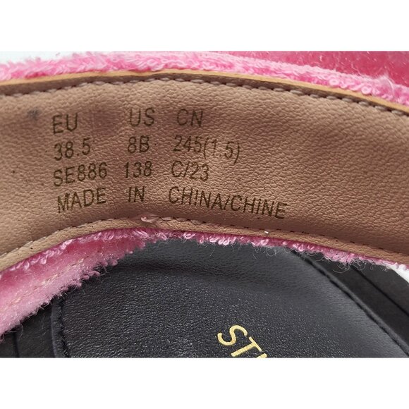 Stuart‎ Weitzman Womens Bandeau Sport Sandals Pink Size 8B - Picture 7 of 8